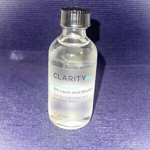 ClarityRX Brighten It10% Lactic Acid Solution. Plant Based. Exfoliating. New